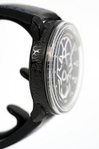 Thumbnail for Bomberg Men's Watch BB-01 Black PVD Blue Skull CT43APBA.23-2.11 - Watches & Crystals