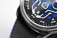 Thumbnail for Bomberg Men's Watch BB-01 Black PVD Blue Skull CT43APBA.23-2.11 - Watches & Crystals