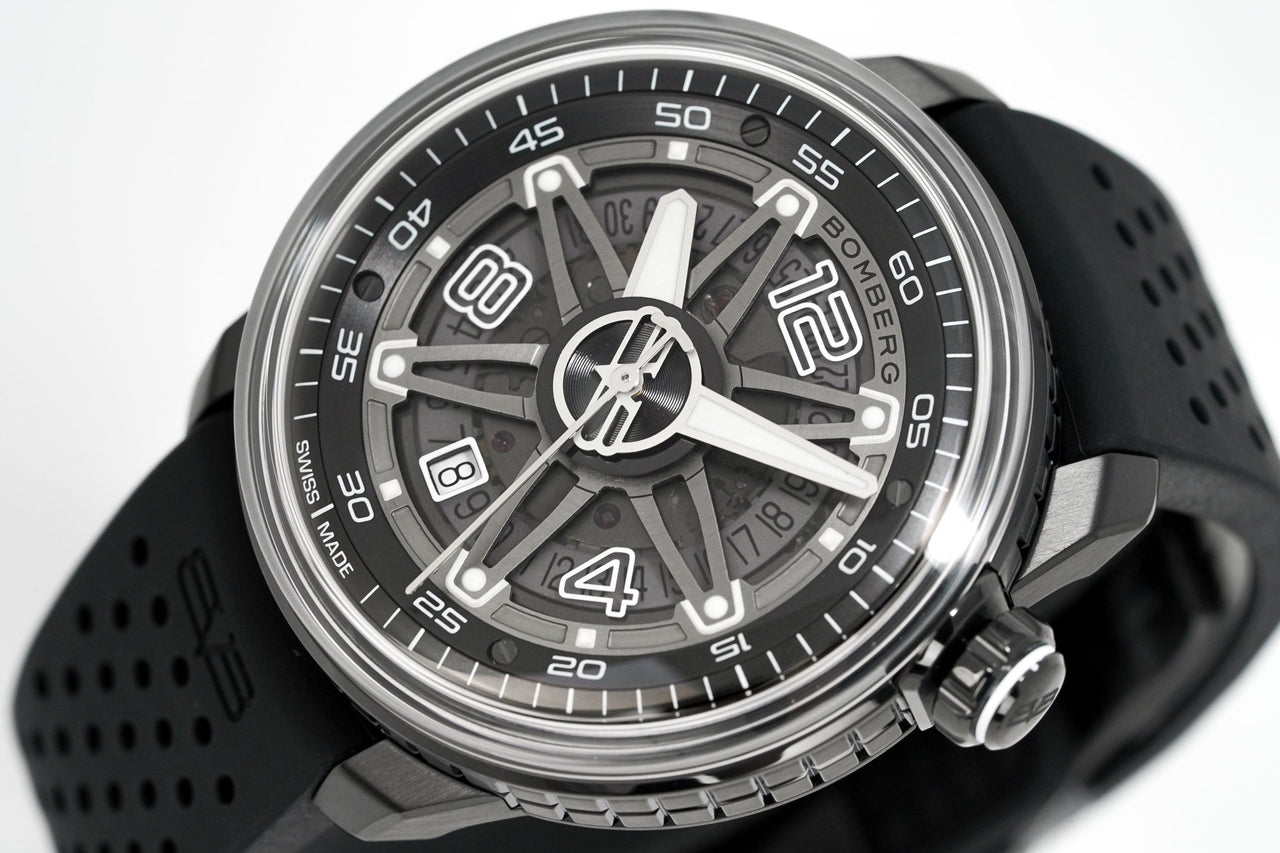 Bomberg Men's Watch BB-01 Black PVD CT43APBA.21-1.11 - Watches & Crystals