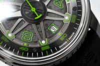 Thumbnail for Bomberg Men's Watch BB-01 Black PVD Green CT43APBA.21-2.11 - Watches & Crystals