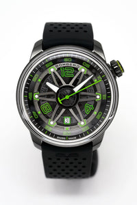 Thumbnail for Bomberg Men's Watch BB-01 Black PVD Green CT43APBA.21-2.11 - Watches & Crystals