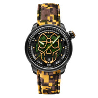 Thumbnail for Bomberg Men's Watch BB-01 Black PVD Limited Edition Military Skull CT43APBA.23-4.11 - Watches & Crystals