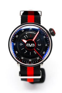 Thumbnail for Bomberg Men's Watch BB-01 Black PVD Red CT43H3PBA.01-2.9 - Watches & Crystals