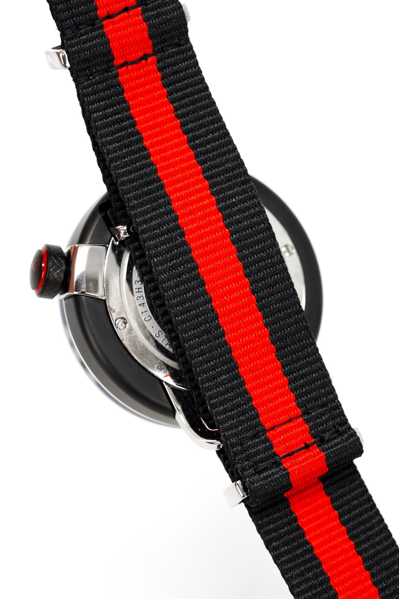 Bomberg Men's Watch BB-01 Black PVD Red CT43H3PBA.01-2.9 - Watches & Crystals