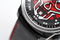 Thumbnail for Bomberg Men's Watch BB-01 Black PVD Red Skull CT43APBA.23-1.11 - Watches & Crystals