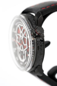 Thumbnail for Bomberg Men's Watch BB-01 Black PVD Red Skull CT43APBA.23-1.11 - Watches & Crystals