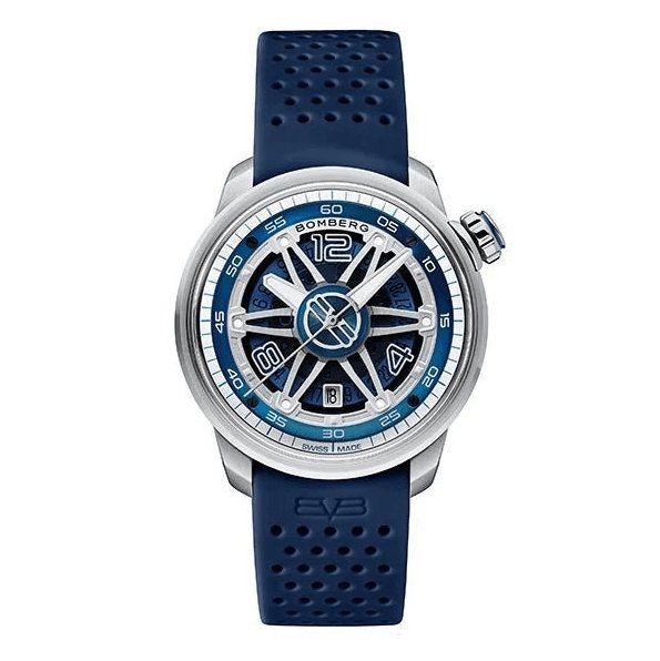 Bomberg Men's Watch BB-01 Stainless Steel Blue CT43ASS.22-2.11 - Watches & Crystals