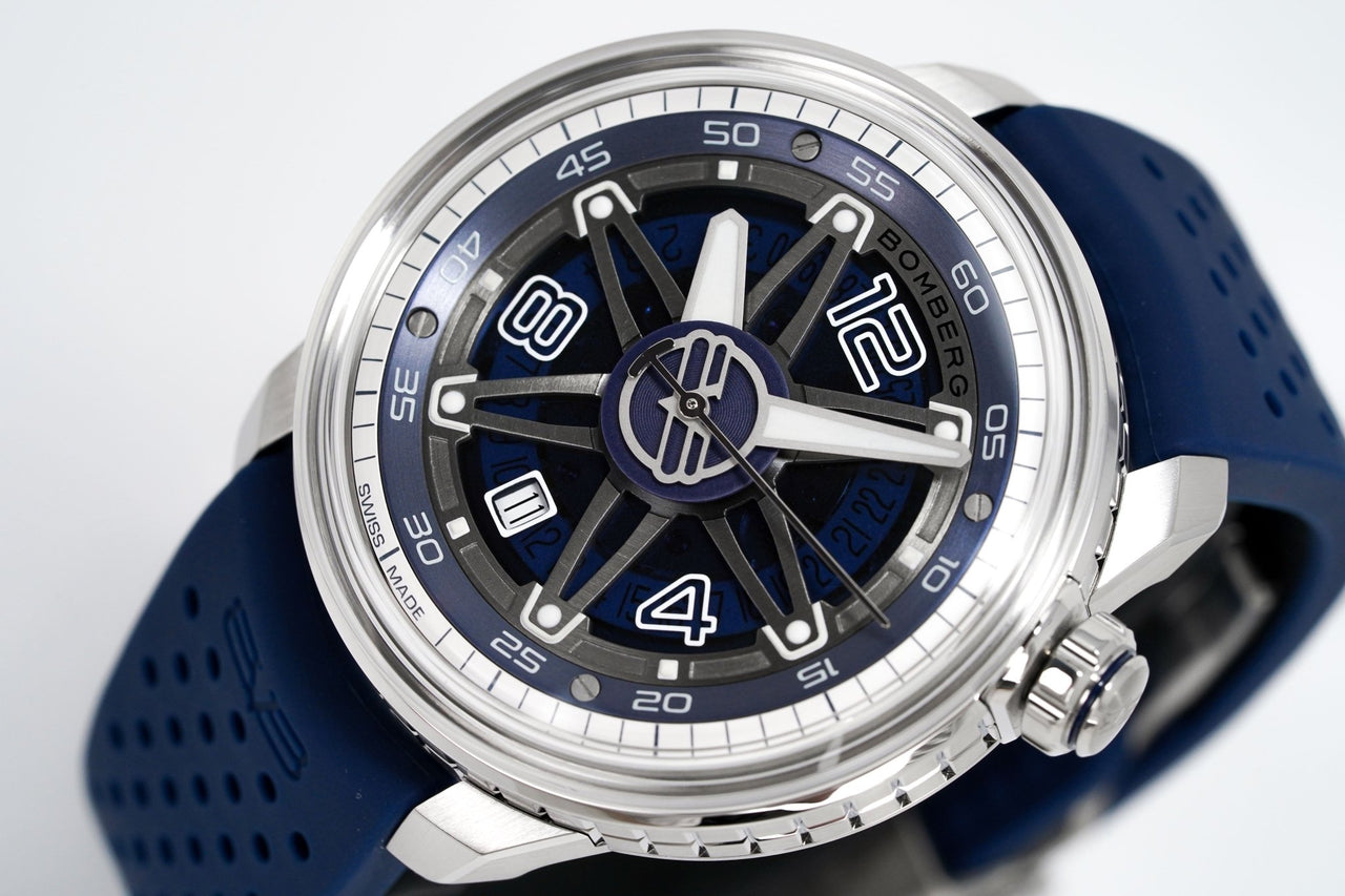 Bomberg Men's Watch BB-01 Stainless Steel Blue CT43ASS.22-2.11 - Watches & Crystals