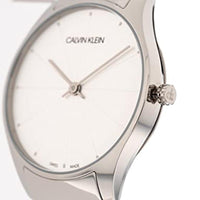 Thumbnail for Calvin Klein Classic 24MM Silver Leather - Watches & Crystals