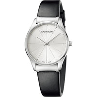 Thumbnail for Calvin Klein Classic 24MM Silver Leather - Watches & Crystals