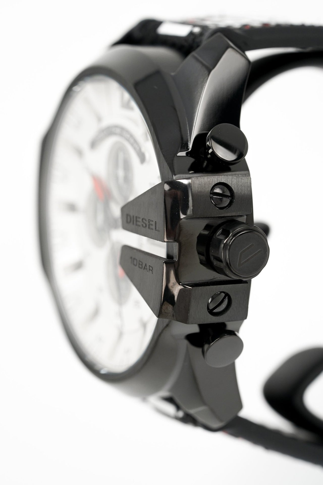 DZ4512 – Crystals Watches Men\'s Diesel Chief Black & Grey Watch Chronograph Mega