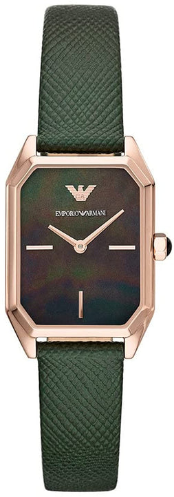 Emporio armani watch clearance green strap