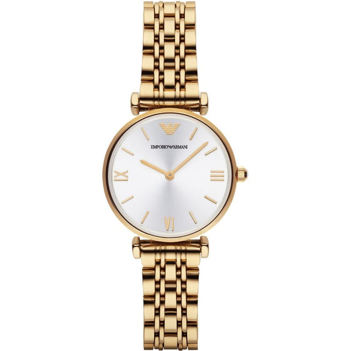 Emporio armani women's gold watch new arrivals