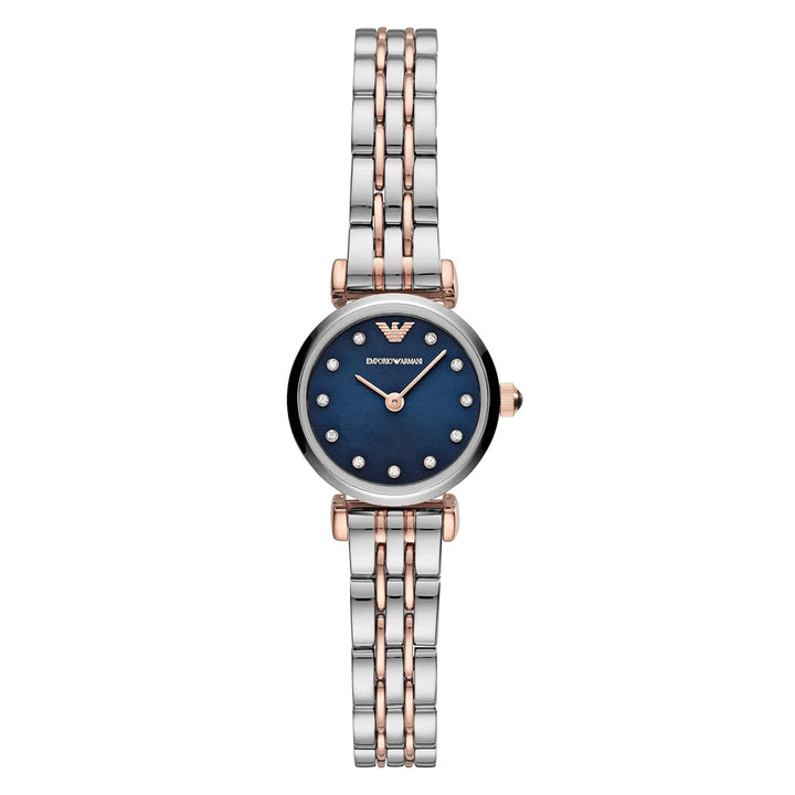 Emporio Armani Ladies Watch T-Bar Gianni Two-Tone Blue AR11222