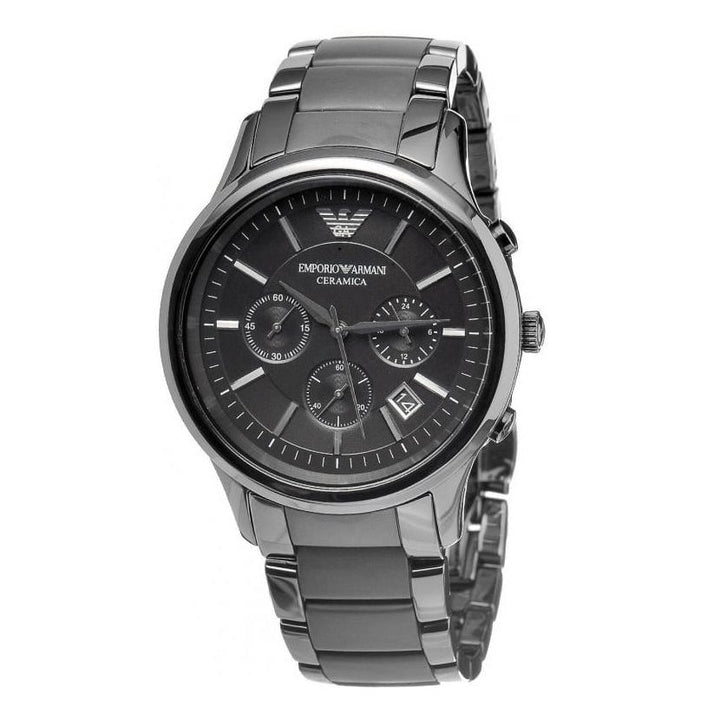 Emporio Armani Men s Chronograph Watch Ceramica Black AR1452