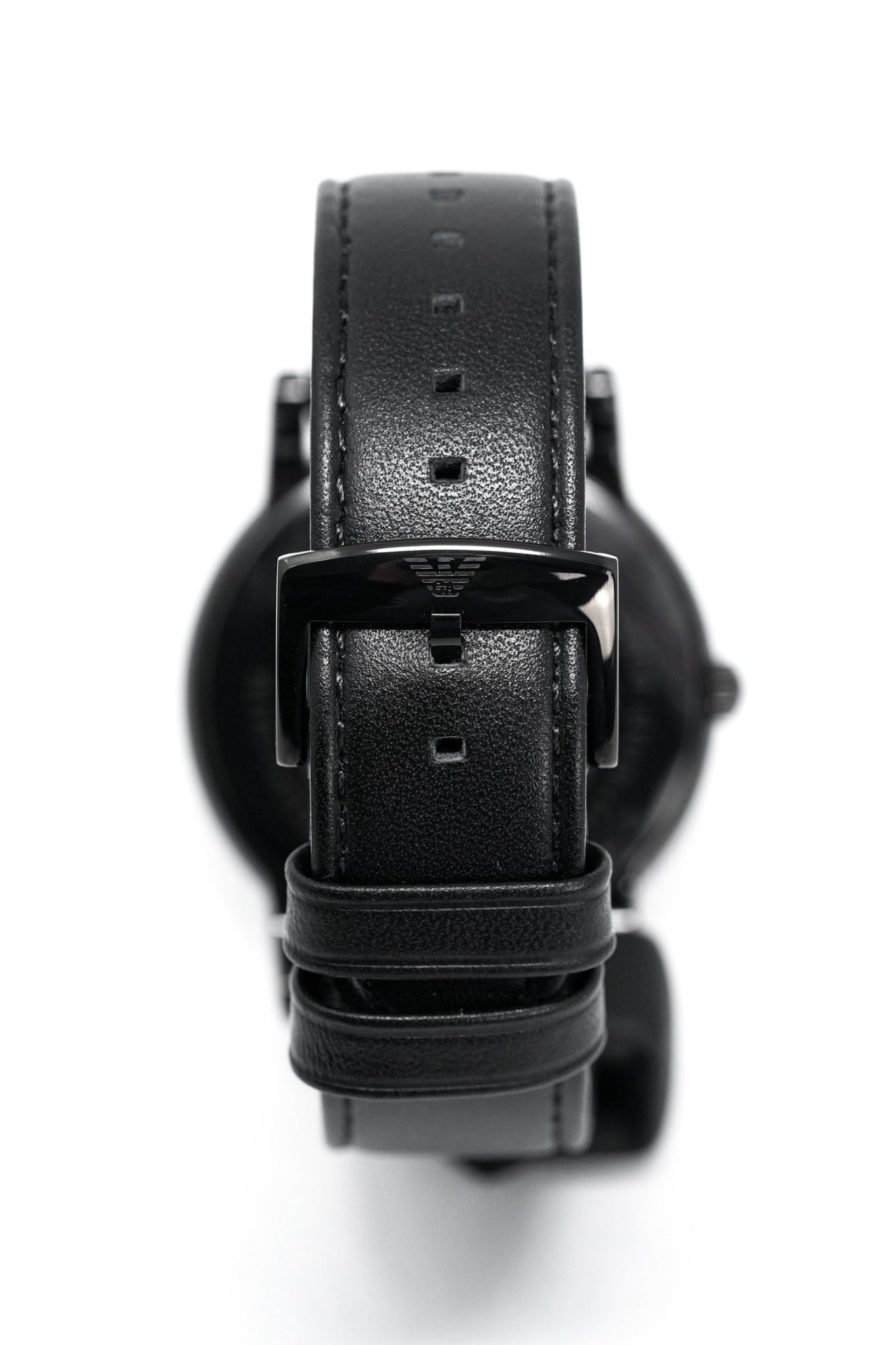 AR1732 Men\'s Watch PVD – & Crystals Armani Emporio Black Watches Classic