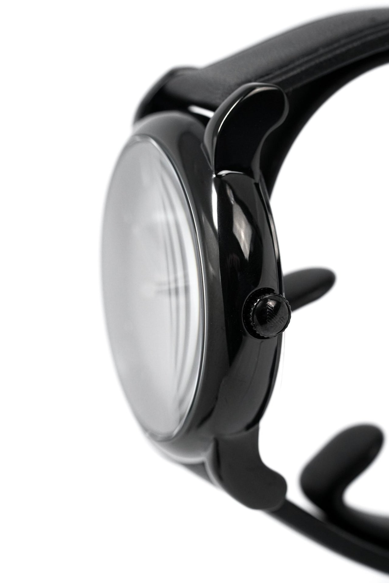 Emporio Armani Classic Watches Men\'s & AR1732 Crystals Black Watch – PVD