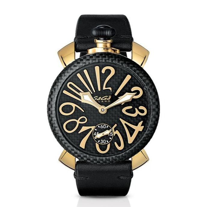 Gagà Milano Watch Manuale 48mm Special Edition Carbon – Watches 