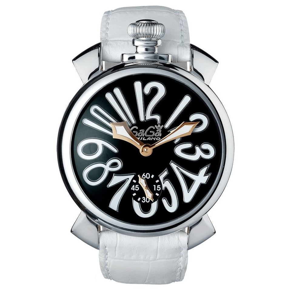 GaGà Milano Watch Hand Winding Manuale 48MM White Rose