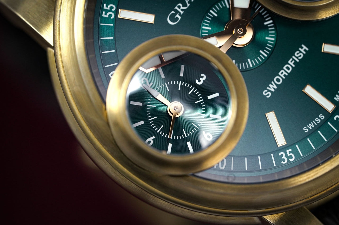 Graham Swordfish Bronze Green Dial - Watches & Crystals