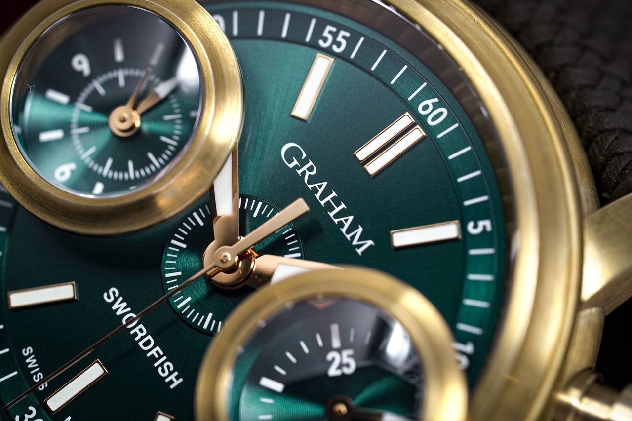 Graham Swordfish Bronze Green Dial - Watches & Crystals