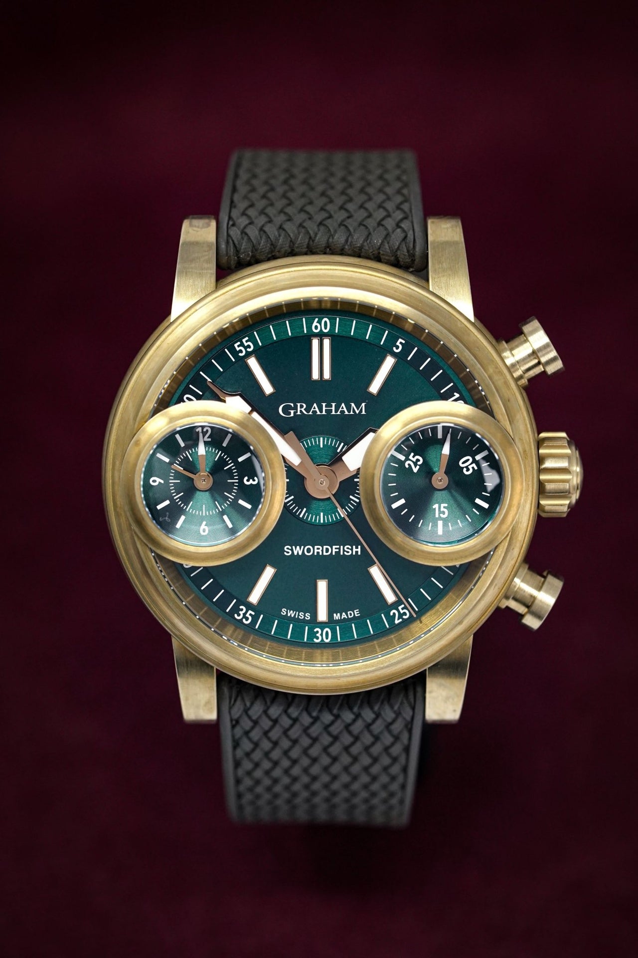 Graham Swordfish Bronze Green Dial - Watches & Crystals