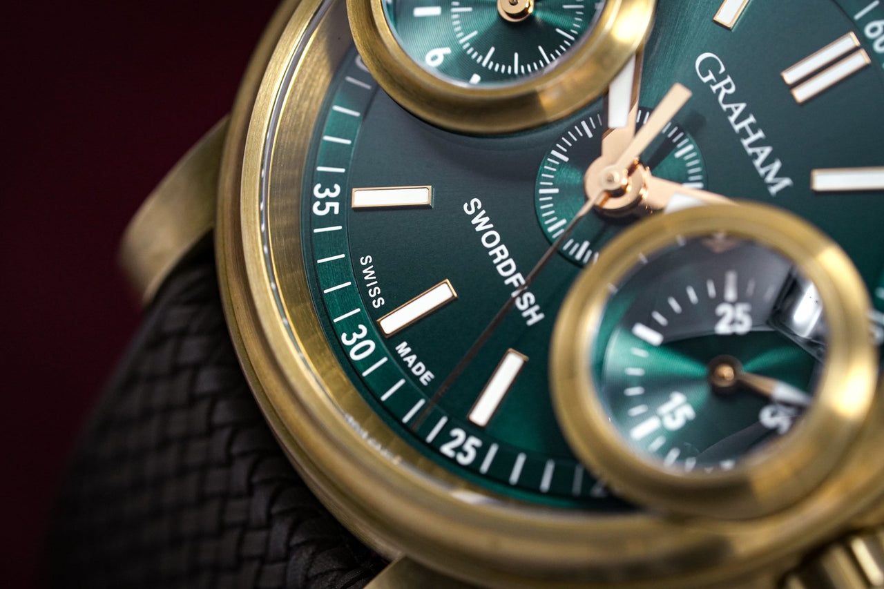 Graham Swordfish Bronze Green Dial - Watches & Crystals