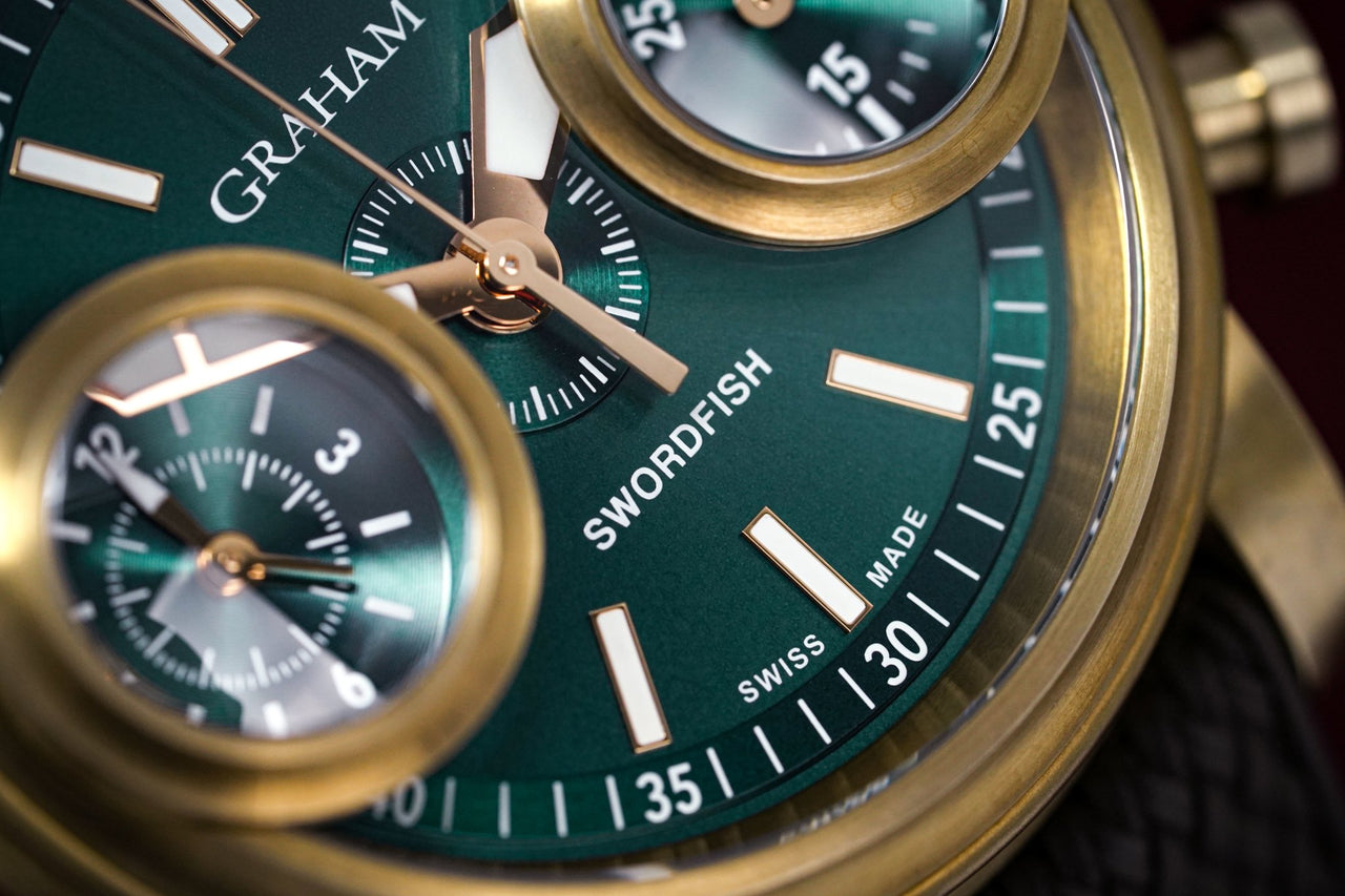 Graham Swordfish Bronze Green Dial - Watches & Crystals