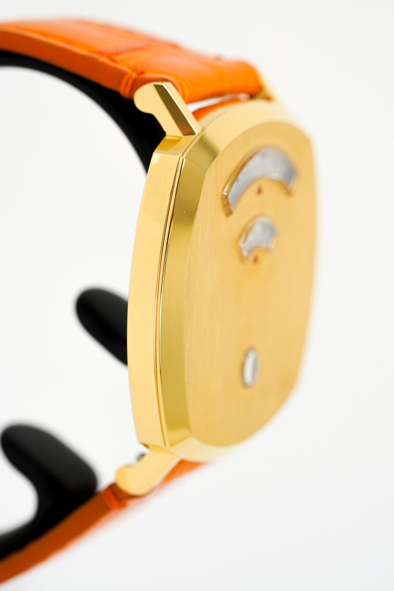Gucci Unisex Watch Grip Gold PVD Orange Alligator YGA15040 - Watches & Crystals