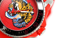 Thumbnail for Gucci Watch Dive 40mm Tiger Red YA136315 - Watches & Crystals