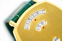 Thumbnail for Gucci Watch Grip 38mm Yellow Gold Green Alligator YGA15038 - Watches & Crystals