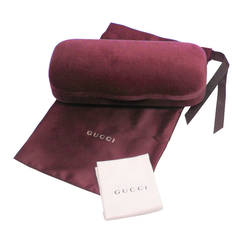 Gucci Men's Sunglasses Classic Square Silver Black