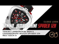 Tonino Lamborghini Men's Chronograph Watch Spyder 12H Red