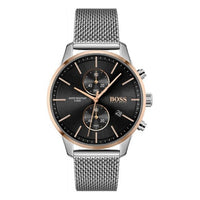 Thumbnail for Hugo Boss Men's Watch Associate Two Tone Black HB1513805 - Watches & Crystals