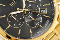 Thumbnail for Hugo Boss Men's Watch Champion Yellow Gold HB1513848 - Watches & Crystals