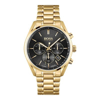 Thumbnail for Hugo Boss Men's Watch Champion Yellow Gold HB1513848 - Watches & Crystals