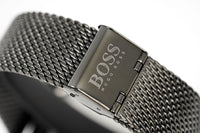 Thumbnail for Hugo Boss Men's Watch Chronograph Ikon Grey Mesh HB1513443 - Watches & Crystals