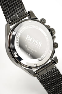 Thumbnail for Hugo Boss Men's Watch Chronograph Ikon Grey Mesh HB1513443 - Watches & Crystals