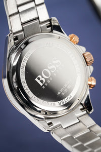 Thumbnail for Hugo Boss Men's Watch Chronograph Ikon Two Tone HB1513339 - Watches & Crystals