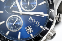 Thumbnail for Hugo Boss Men's Watch Chronograph Rafale Blue HB1513391 - Watches & Crystals