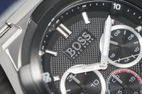 Thumbnail for Hugo Boss Men's Watch Chronograph Supernova Black HB1513359 - Watches & Crystals