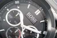 Thumbnail for Hugo Boss Men's Watch Chronograph Supernova Black HB1513359 - Watches & Crystals