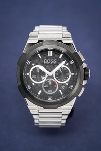 Thumbnail for Hugo Boss Men's Watch Chronograph Supernova Black HB1513359 - Watches & Crystals