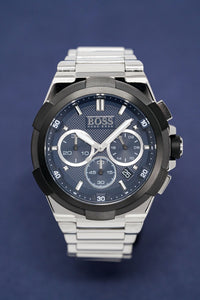 Thumbnail for Hugo Boss Men's Watch Chronograph Supernova Blue HB1513360 - Watches & Crystals