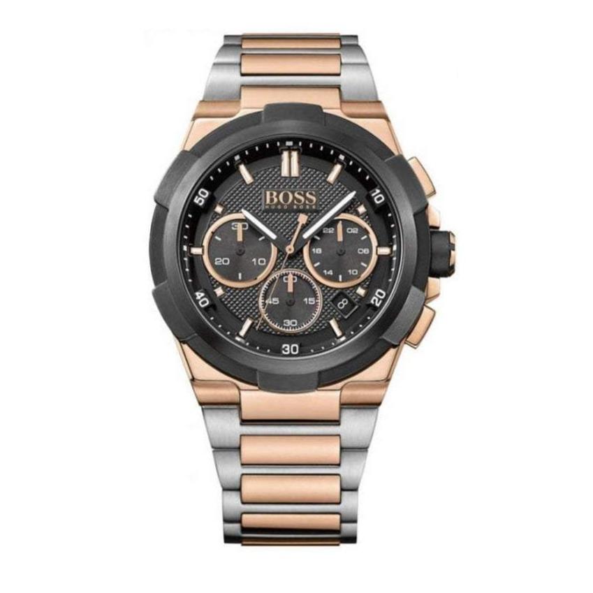 Hugo Boss Men's Watch Chronograph Supernova Two Tone HB1513358 - Watches & Crystals