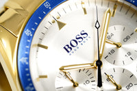 Thumbnail for Hugo Boss Men's Watch Chronograph Trophy Gold HB1513631 - Watches & Crystals