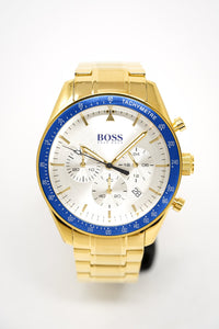 Thumbnail for Hugo Boss Men's Watch Chronograph Trophy Gold HB1513631 - Watches & Crystals