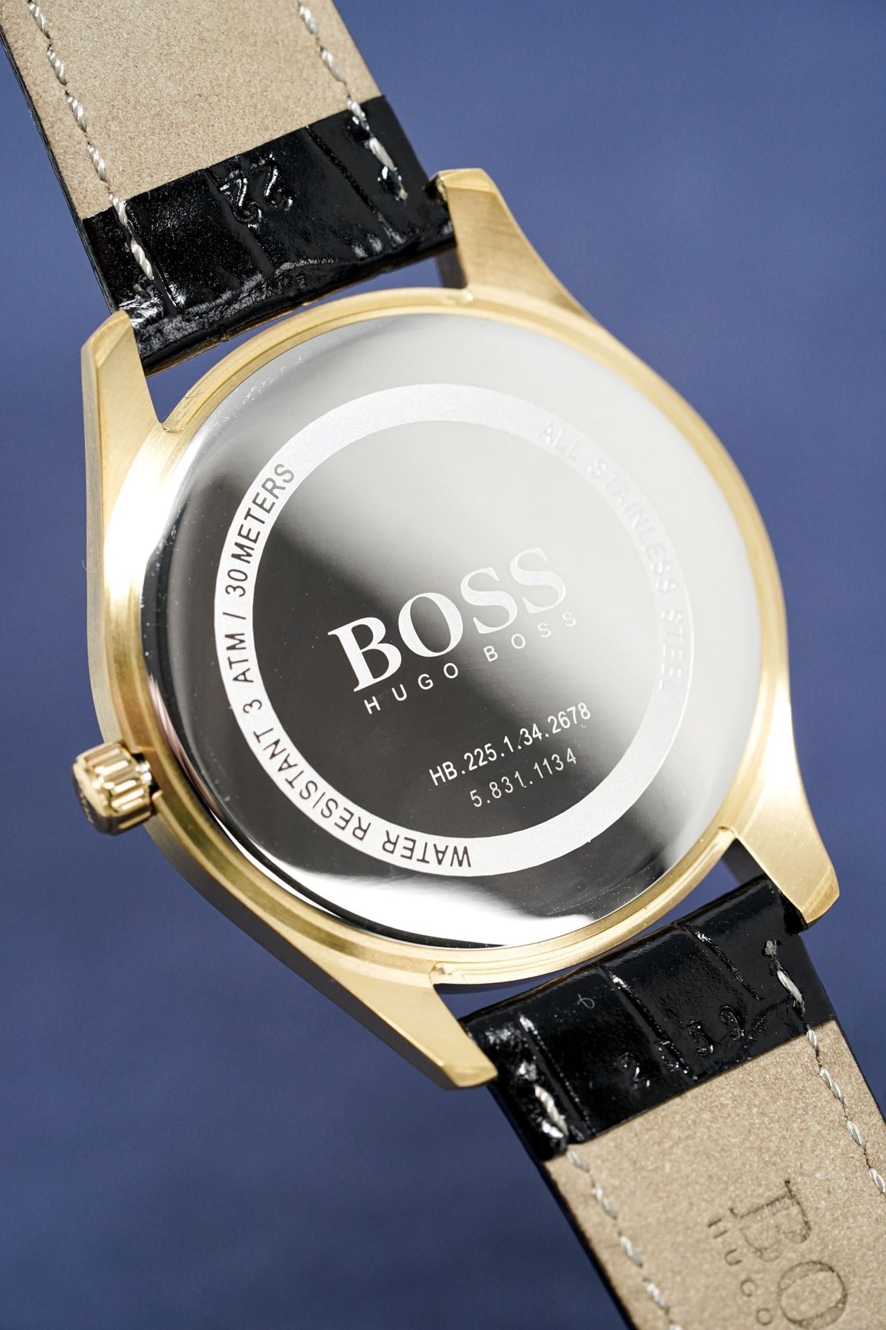 Hugo Boss Men's Watch Classic Gold Plate White HB1513020 - Watches & Crystals