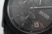 Thumbnail for Hugo Boss Men's Watch Velocity Black On Black HB1513720 - Watches & Crystals