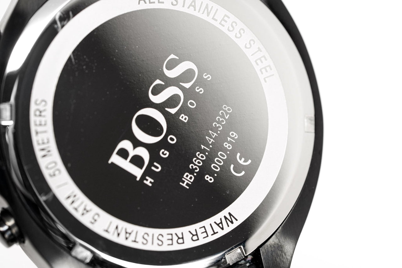 Hugo Boss Men's Watch Velocity Black On Black HB1513720 - Watches & Crystals